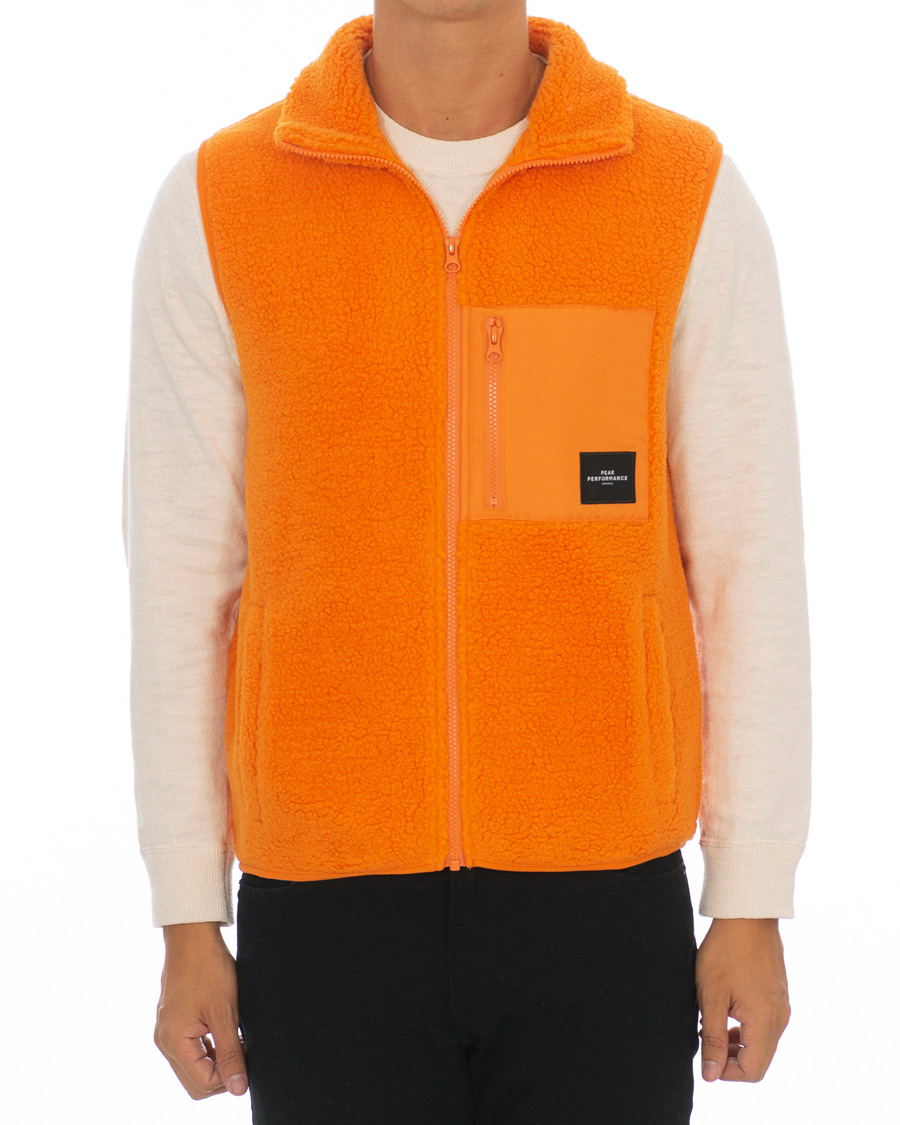 Herren | Jacken | Peak Performance | Fleece Vest Orange