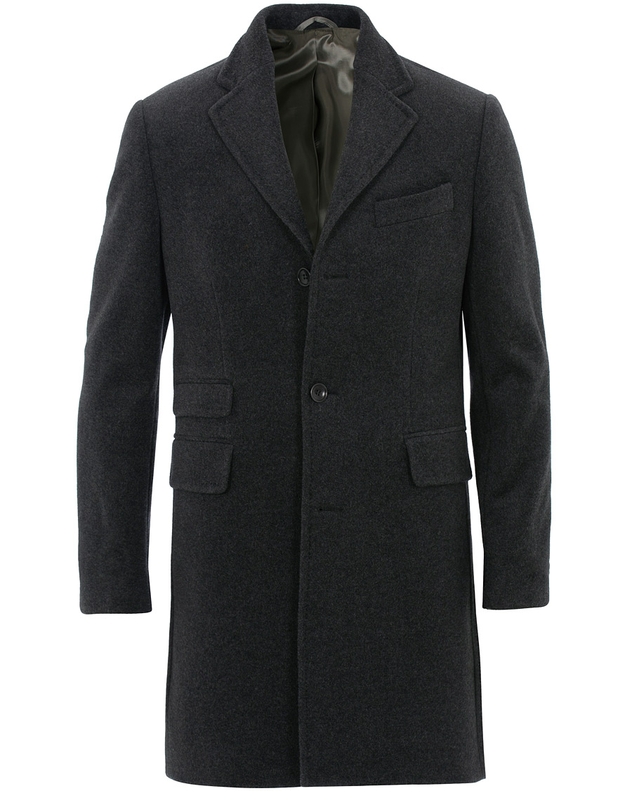 Herren | Jacken | Morris | Wesley Wool/Cashmere Coat Antracite