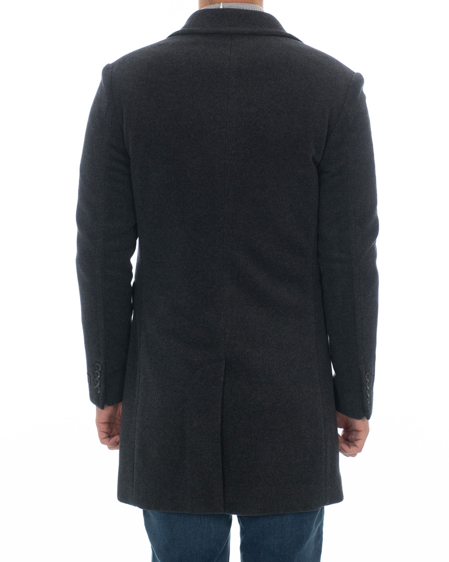 Herren | Jacken | Morris | Wesley Wool/Cashmere Coat Antracite