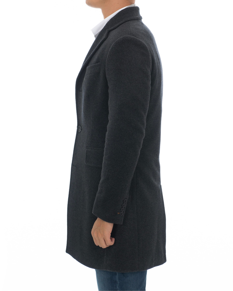 Herren | Jacken | Morris | Wesley Wool/Cashmere Coat Antracite