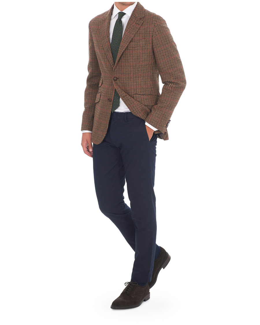 Herren | Sakkos | Morris | Strafford Tweed Check Blazer Brown