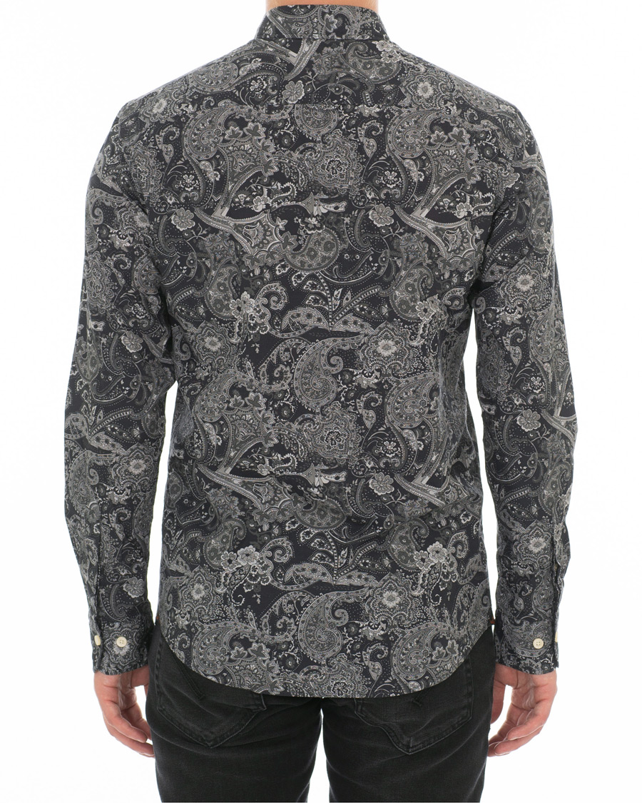 Herren | Hemden | Morris | Montaron Printed Paisley Shirt Grey