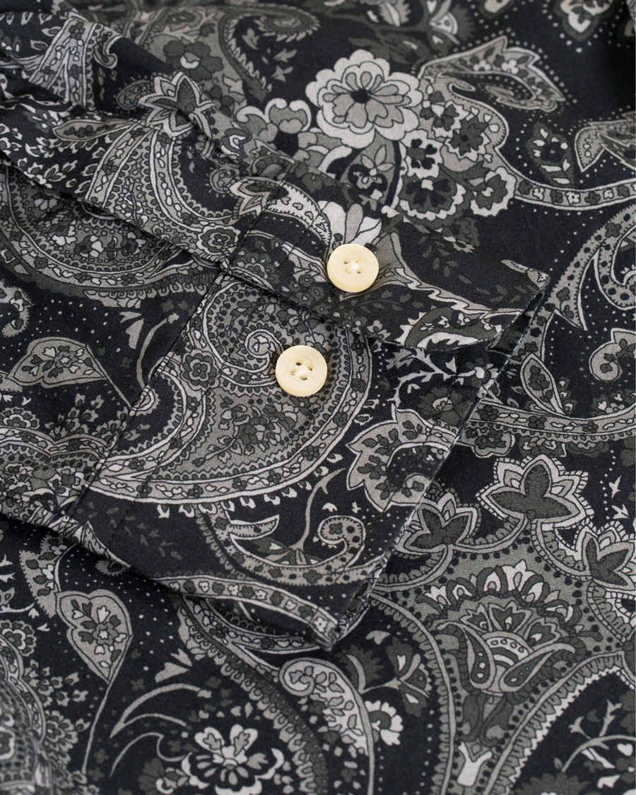 Herren | Hemden | Morris | Montaron Printed Paisley Shirt Grey