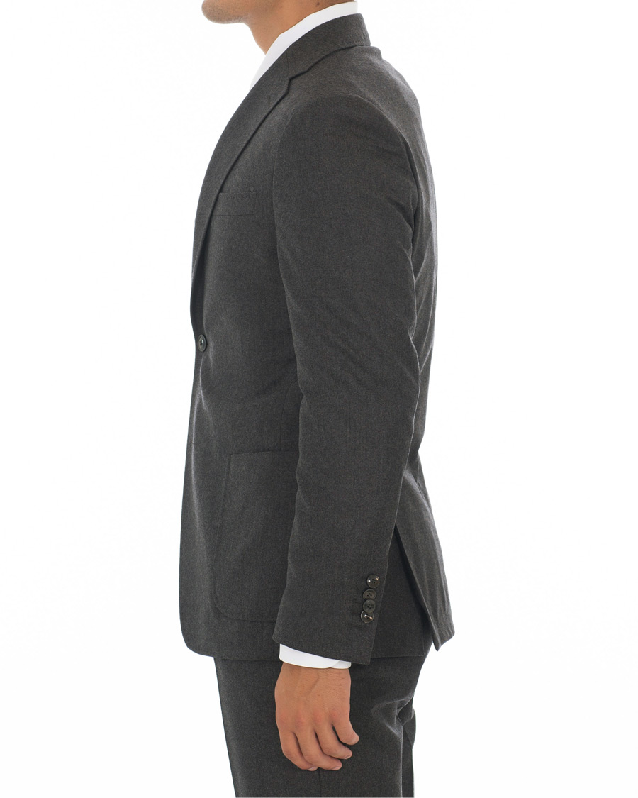 Herren | Sakkos | Morris Heritage | Mike Patch Pocket Flannel Blazer Brown