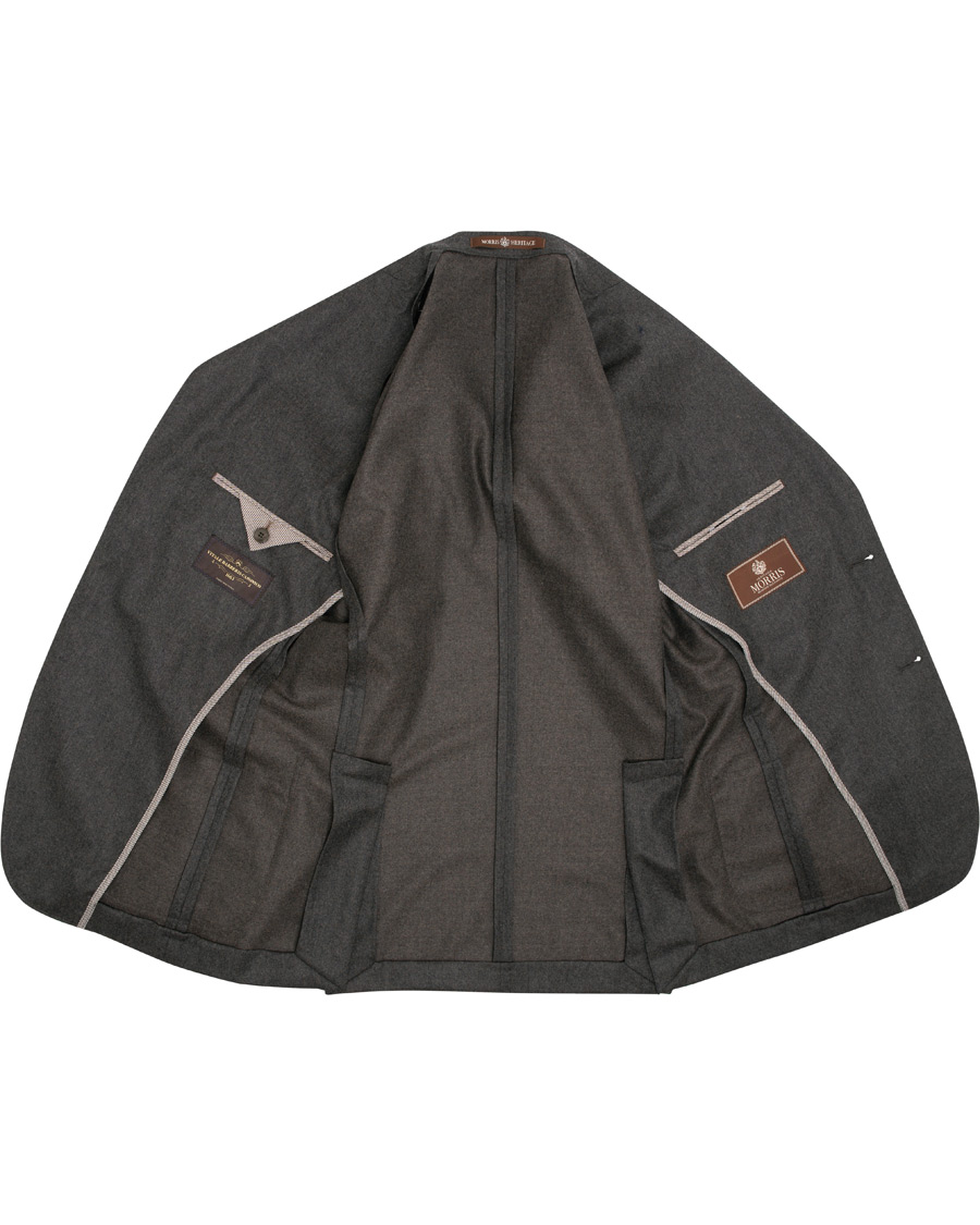 Herren | Sakkos | Morris Heritage | Mike Patch Pocket Flannel Blazer Brown