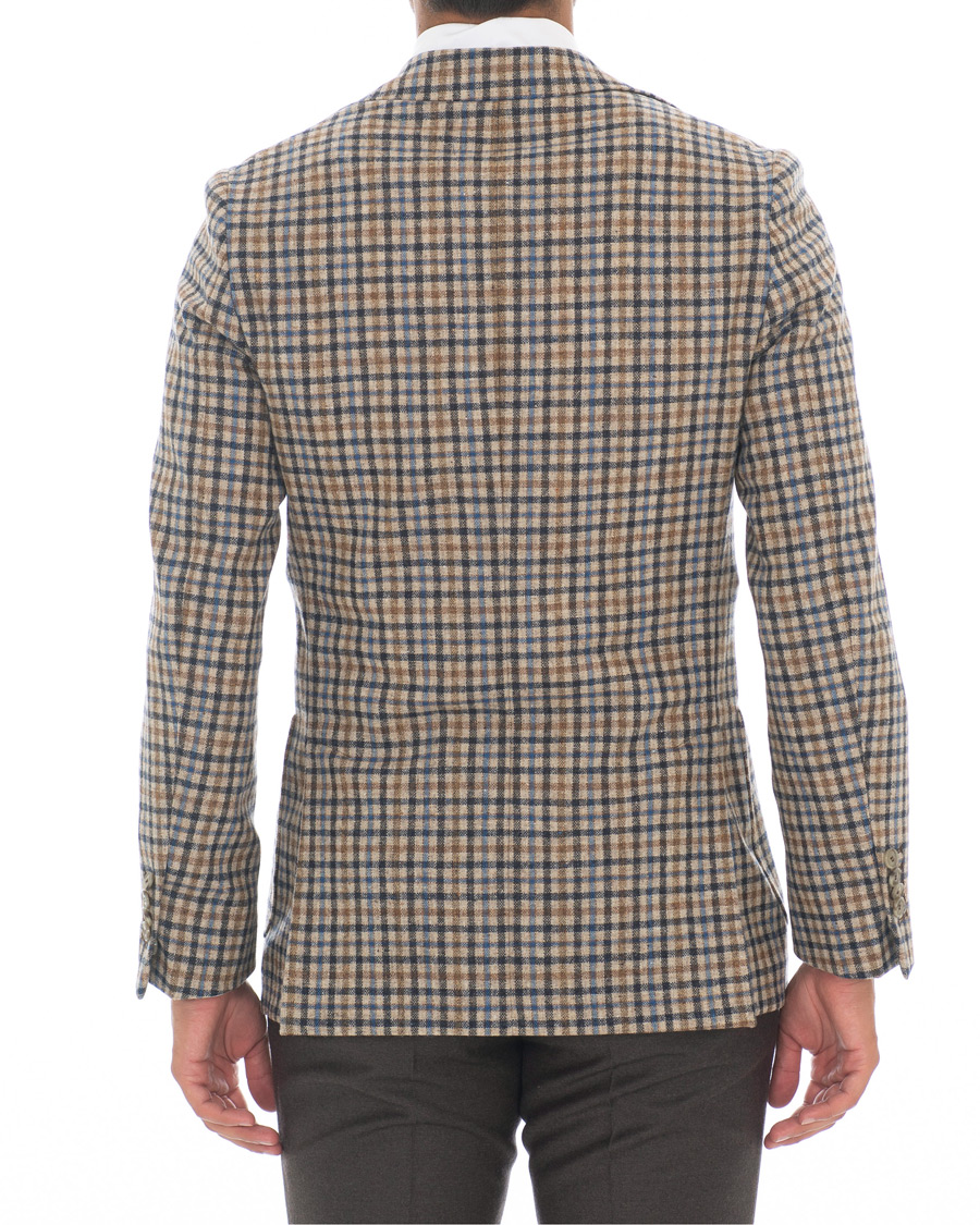 Herren | Sakkos | Morris Heritage | John Colour Check Wool Blazer Brown