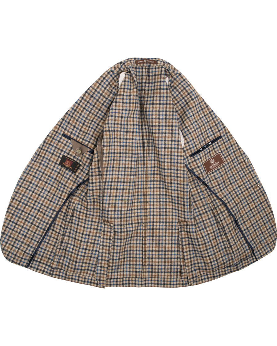 Herren | Sakkos | Morris Heritage | John Colour Check Wool Blazer Brown