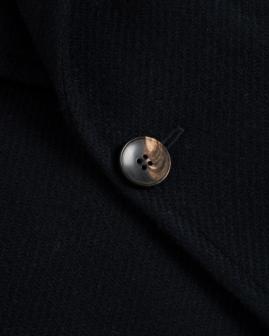 Herren | Jacken | Morris Heritage | Structured Wool Peak Lapel Coat Navy