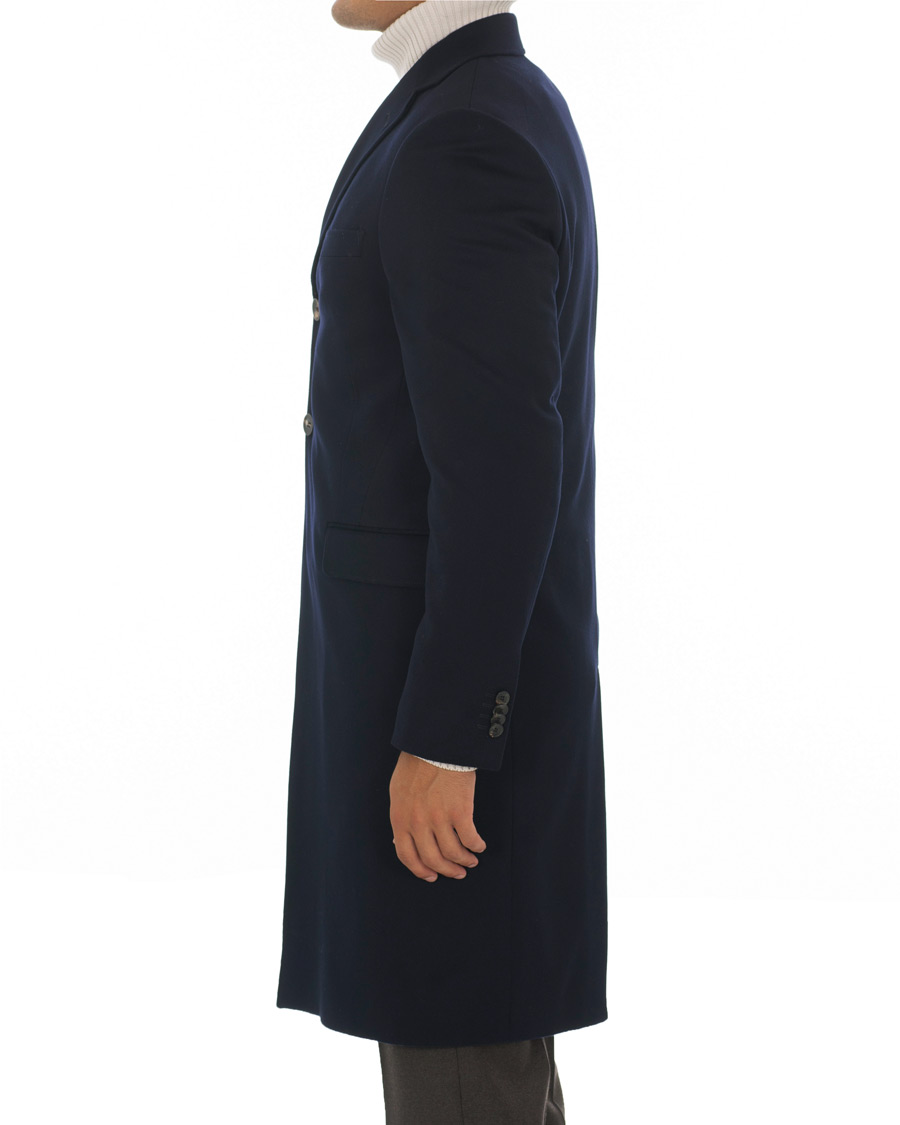Herren | Jacken | Morris Heritage | Gillis Loro Piana Wool Coat Navy