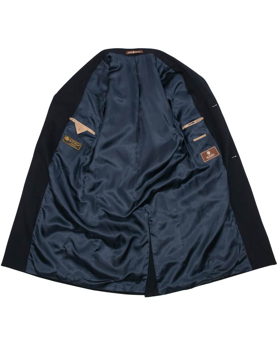 Herren | Jacken | Morris Heritage | Gillis Loro Piana Wool Coat Navy