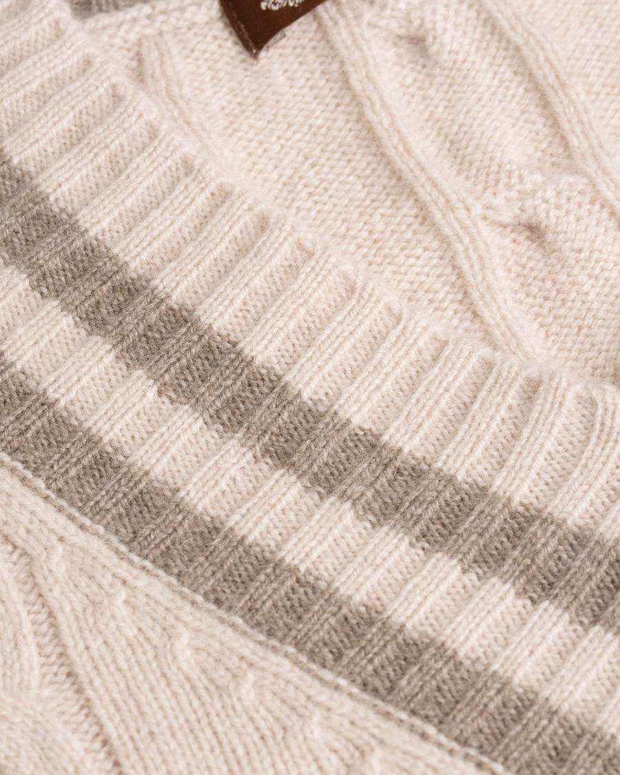 Herren | Pullover | Morris Heritage | Heritage Cricket Cashmere Sweater Off White