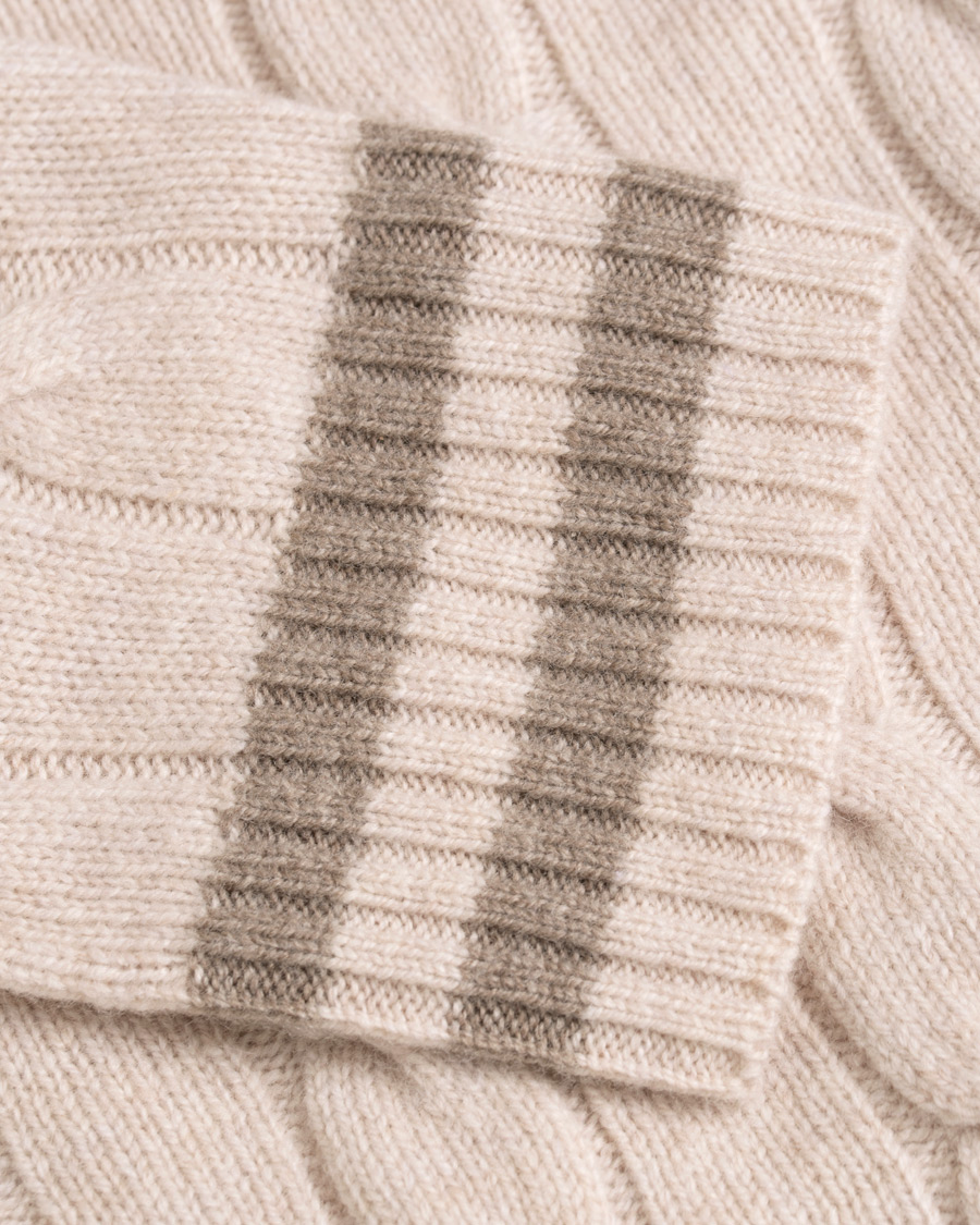 Herren | Pullover | Morris Heritage | Heritage Cricket Cashmere Sweater Off White