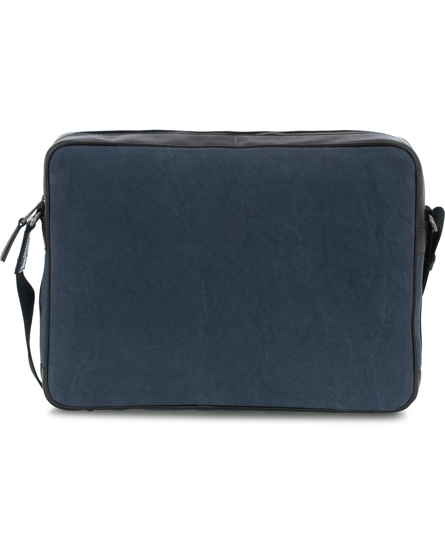 Herren | Morris Donovan Canvas Computer Bag Navy/black | Morris | Donovan Canvas Computer Bag Navy/black