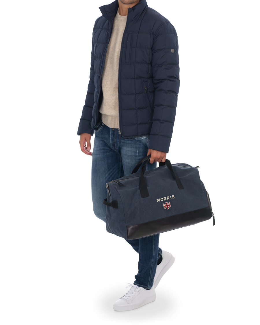Herren | Morris Miller Canvas Weekendbag Navy/black | Morris | Miller Canvas Weekendbag Navy/black