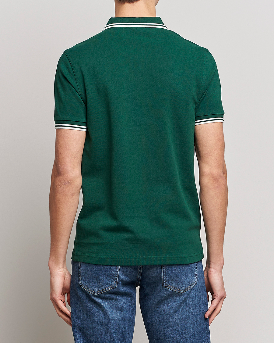 Herren | Poloshirts | Fred Perry | Twin Tipped Polo Shirt Ivy/Snow White