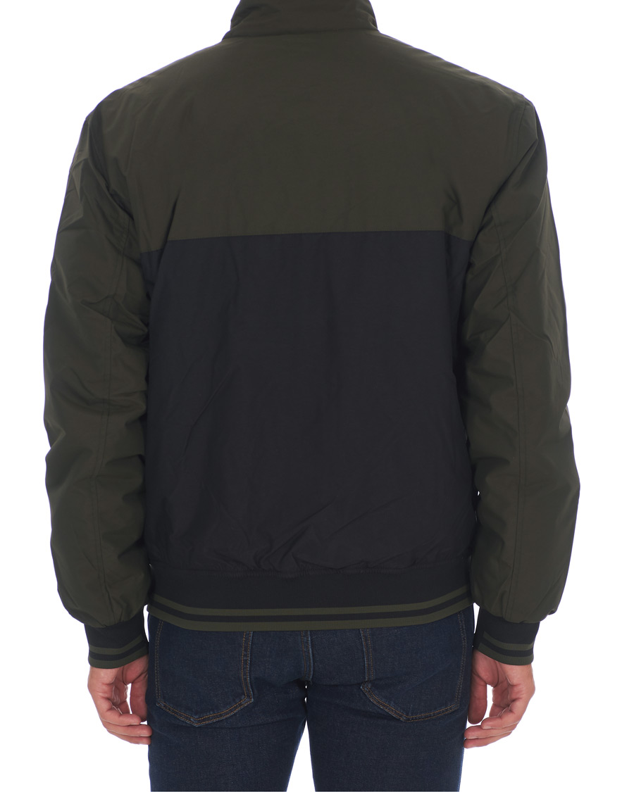 Herren | Jacken | Fred Perry | Colour Block Sports Jacket Hunting Green