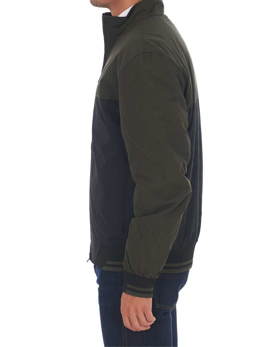 Herren | Jacken | Fred Perry | Colour Block Sports Jacket Hunting Green