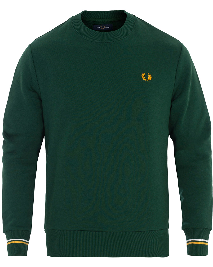 Fred perry crew online neck sweatshirt green
