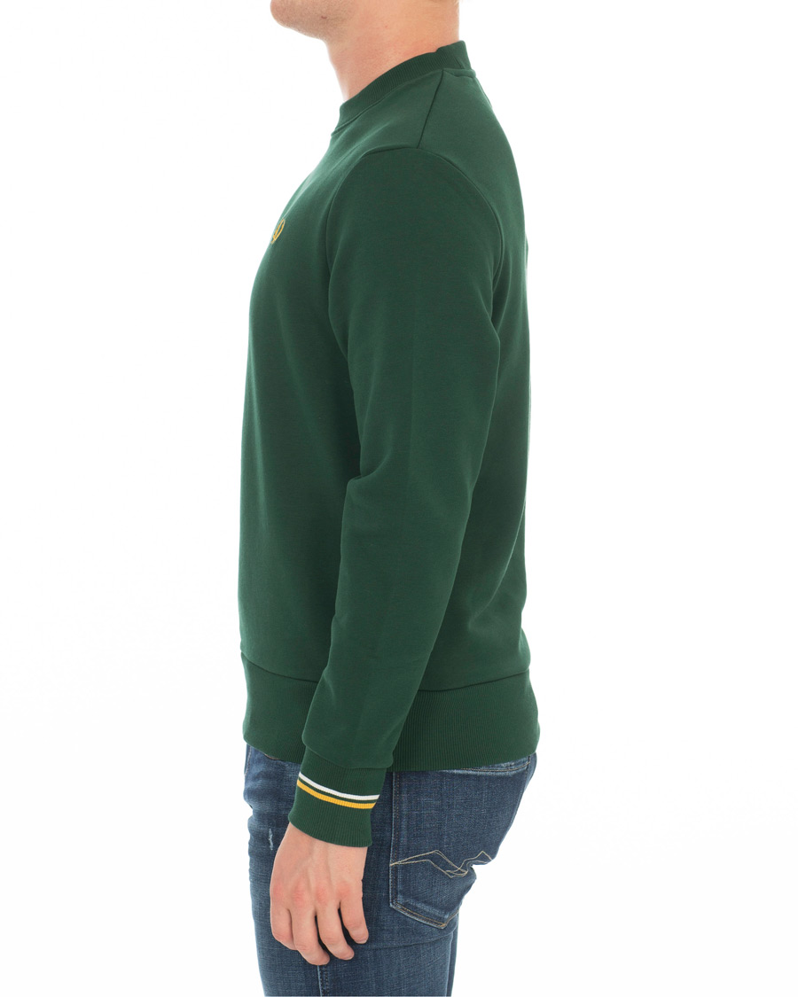 Herren | Pullover | Fred Perry | Crew Neck Sweatshirt Green