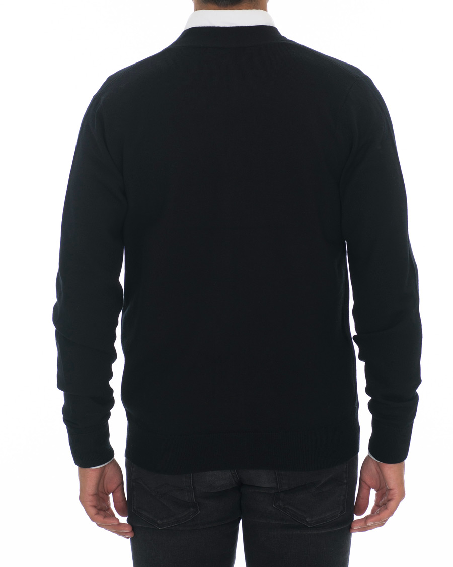 Herren | Pullover | Fred Perry | Merino Wool Cardigan Black