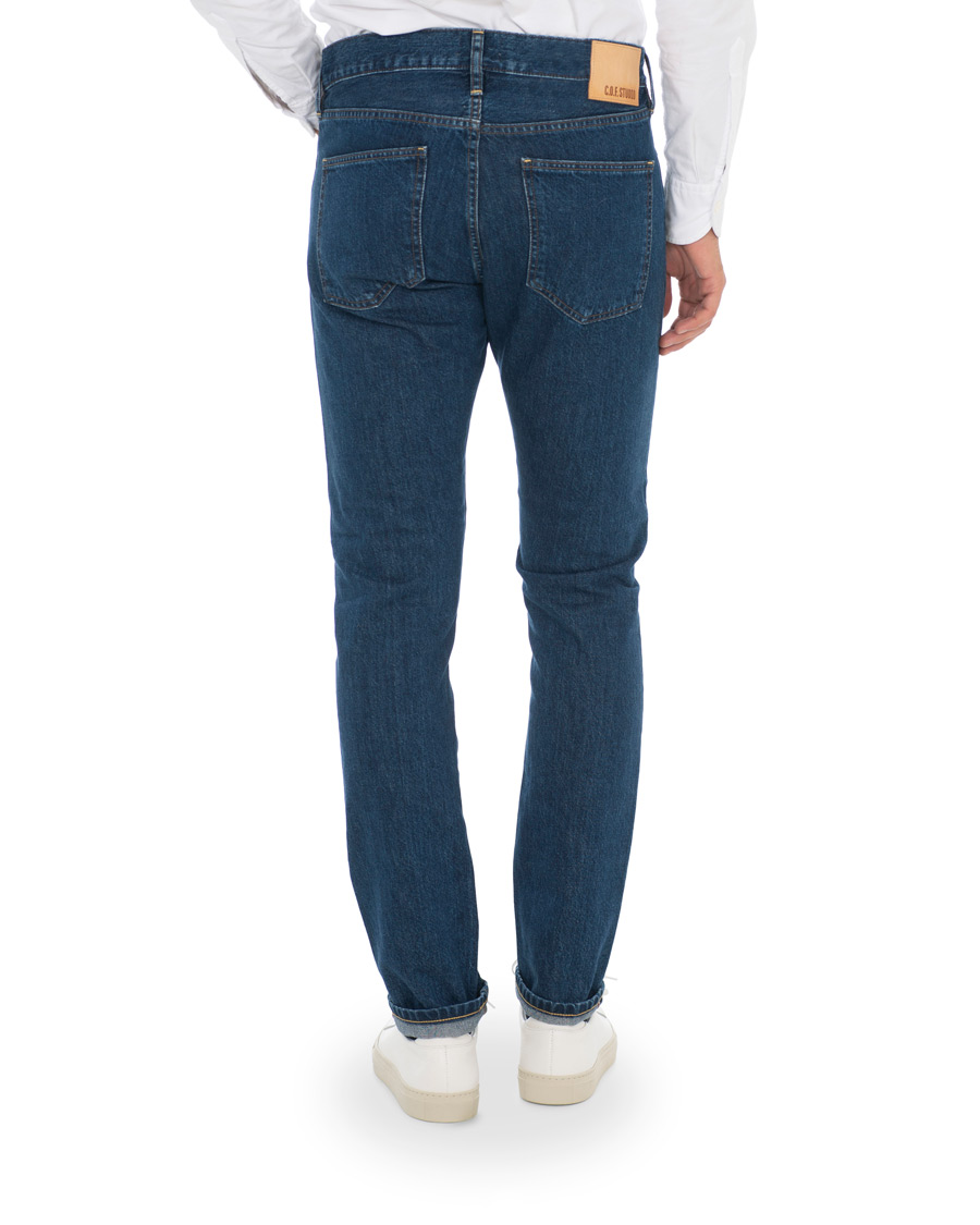 Herren | Jeans | C.O.F. Studio | M3 Regular Tapered Fit Selvedge Jeans Classic Worn