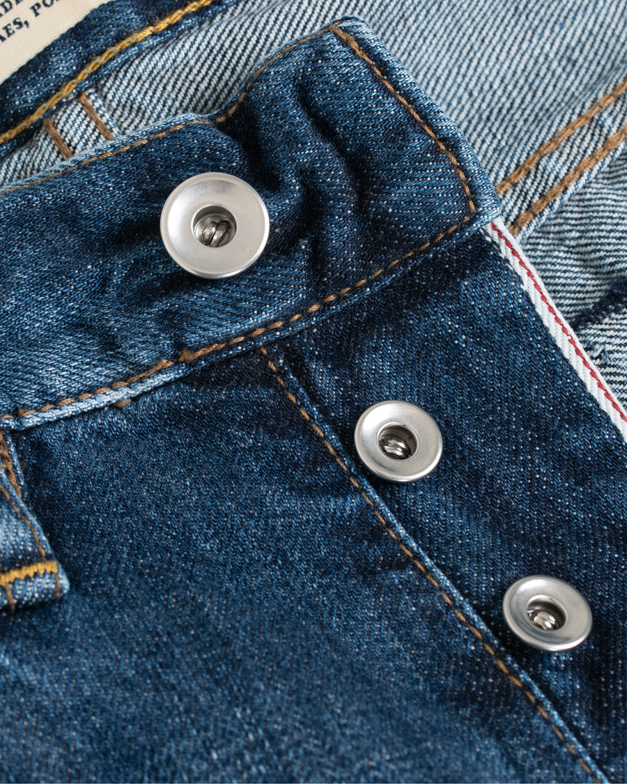 Herren | Jeans | C.O.F. Studio | M3 Regular Tapered Fit Selvedge Jeans Classic Worn