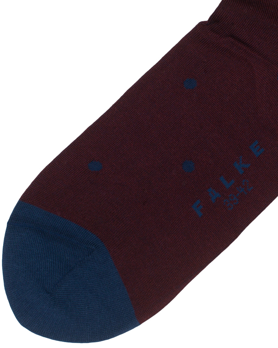 Herren |  | Falke | Cotton Dot Sock Barolo/Navy