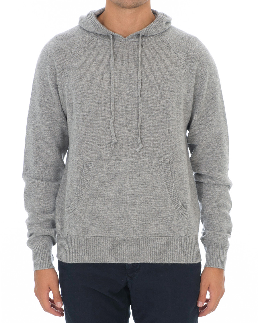 Herren | Pullover | Soft Goat | Cashmere Chunky Hoodie Grey