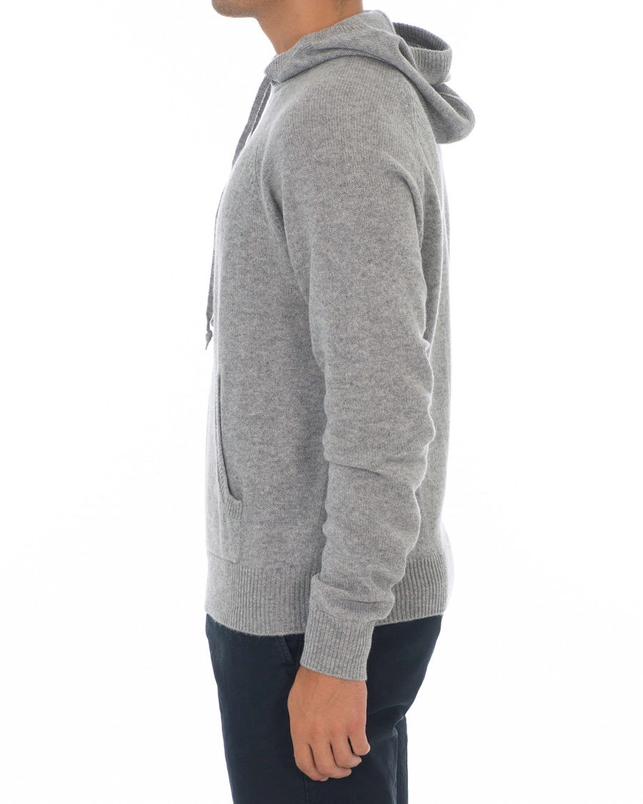 Herren | Pullover | Soft Goat | Cashmere Chunky Hoodie Grey