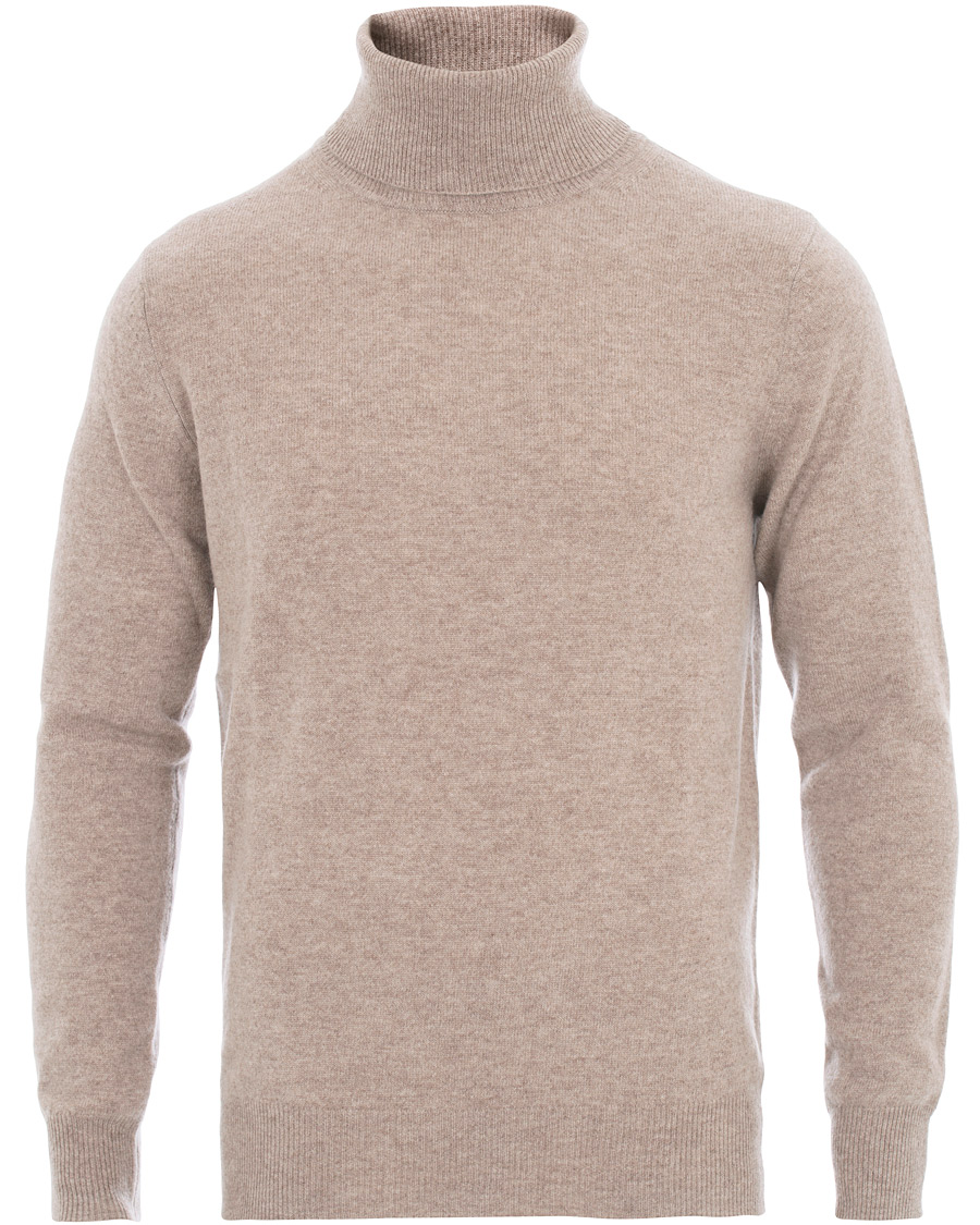 Herren | Pullover | Soft Goat | Cashmere Turtleneck Toast