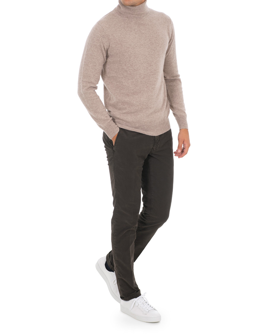 Herren | Pullover | Soft Goat | Cashmere Turtleneck Toast