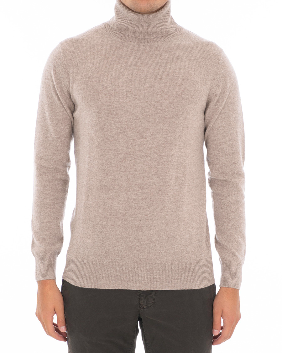 Herren | Pullover | Soft Goat | Cashmere Turtleneck Toast