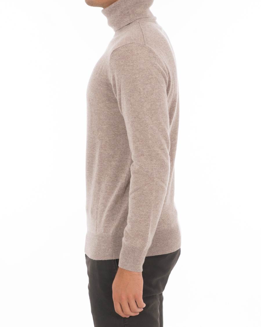 Herren | Pullover | Soft Goat | Cashmere Turtleneck Toast