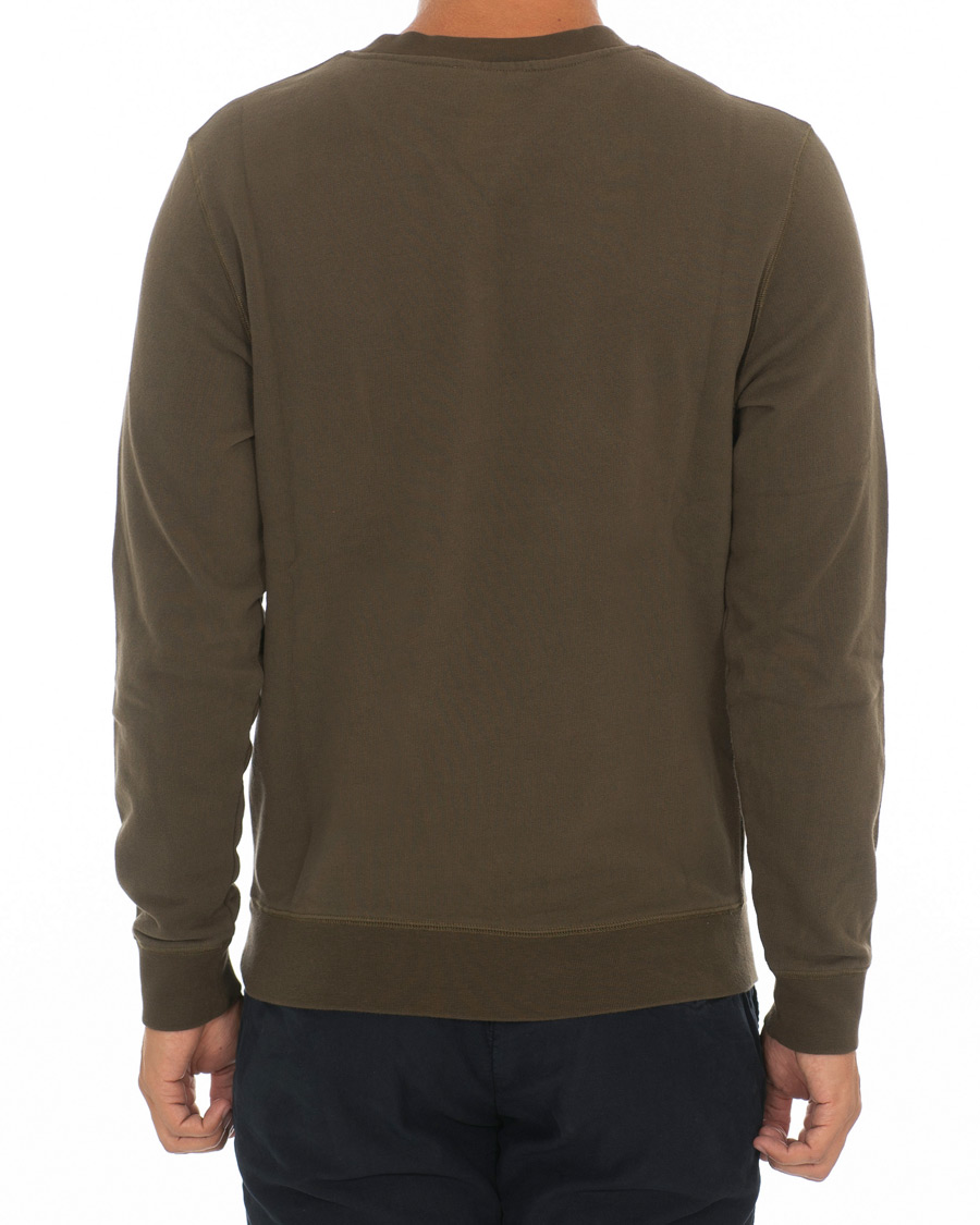 Herren | Pullover | Sunspel | Loopback Sweatshirt Military Green
