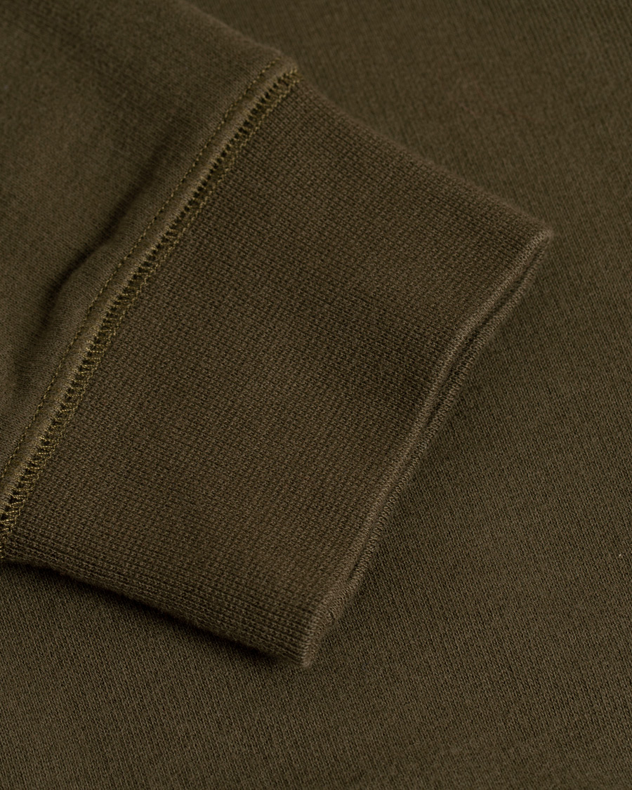 Herren | Pullover | Sunspel | Loopback Sweatshirt Military Green