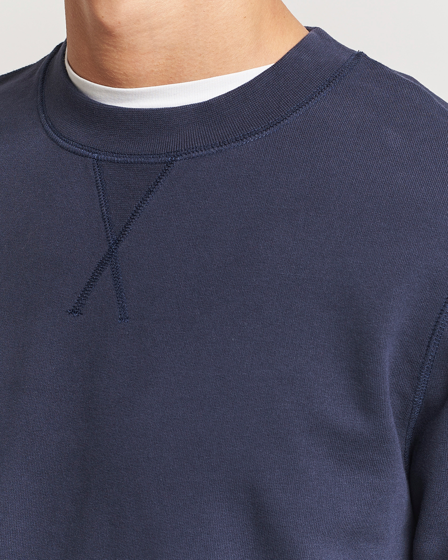 Herren | Pullover | Sunspel | Loopback Sweatshirt Navy