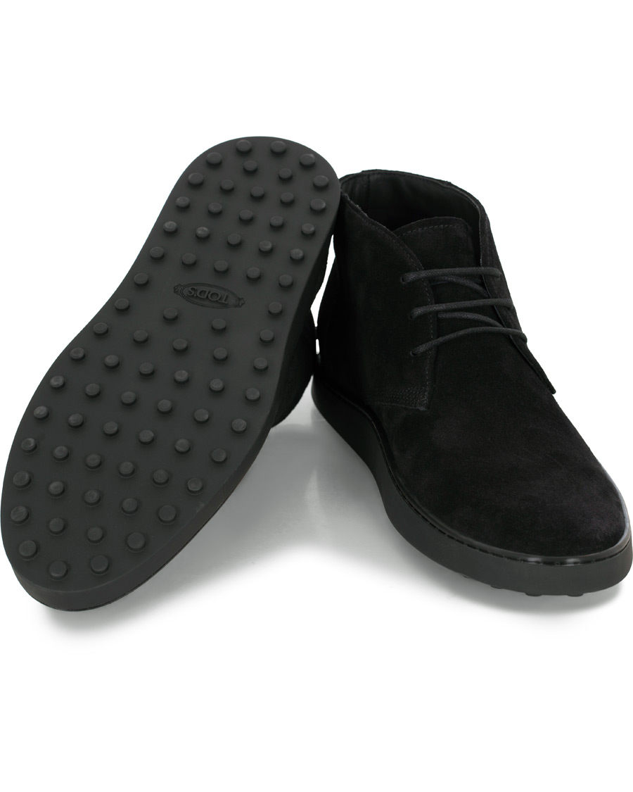Herren | Tod's Polacco Casetta Chukka Boot Black Suede | Tod's | Polacco Casetta Chukka Boot Black Suede