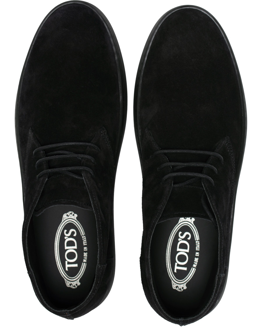 Herren | Tod's Polacco Casetta Chukka Boot Black Suede | Tod's | Polacco Casetta Chukka Boot Black Suede