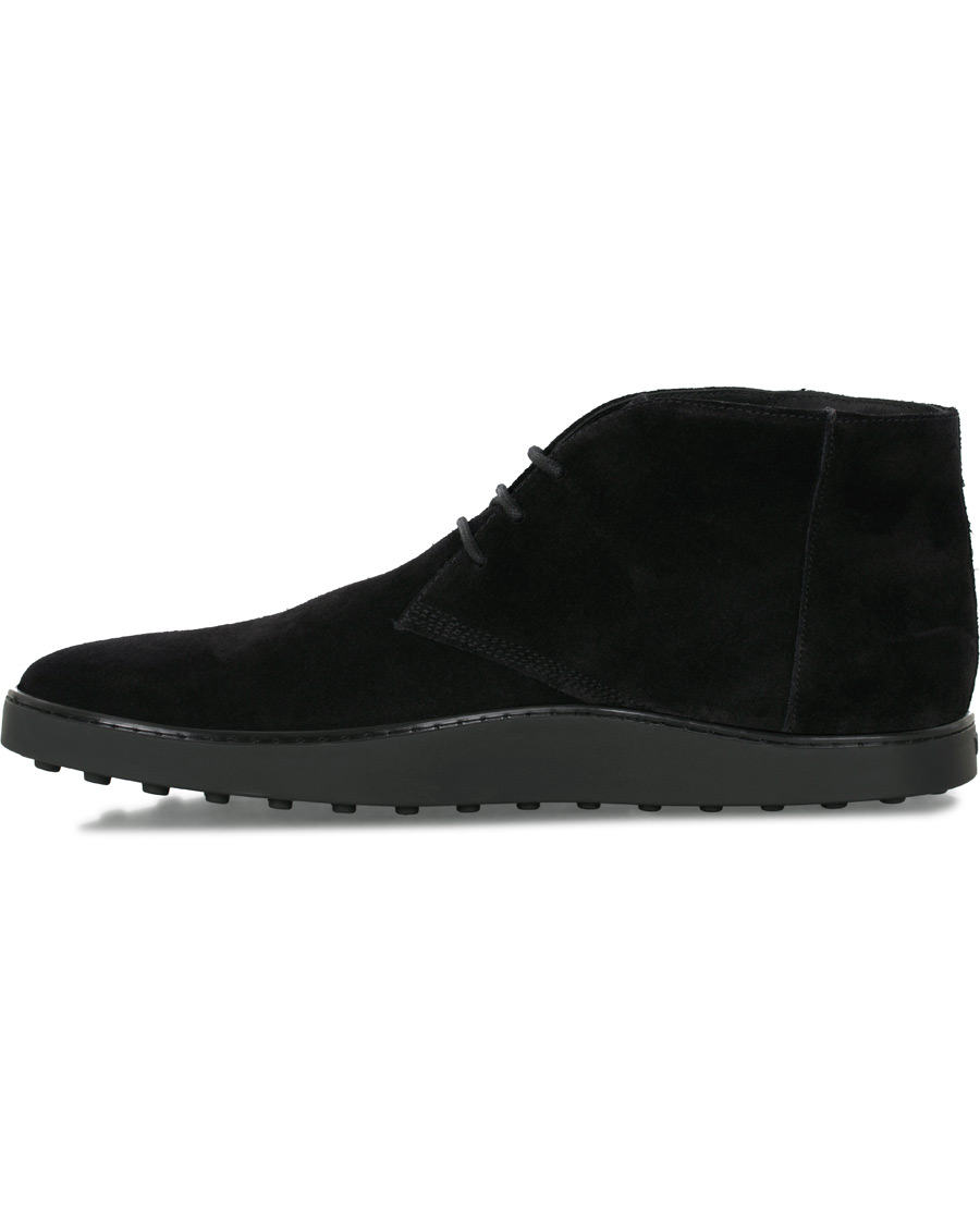 Herren | Tod's Polacco Casetta Chukka Boot Black Suede | Tod's | Polacco Casetta Chukka Boot Black Suede