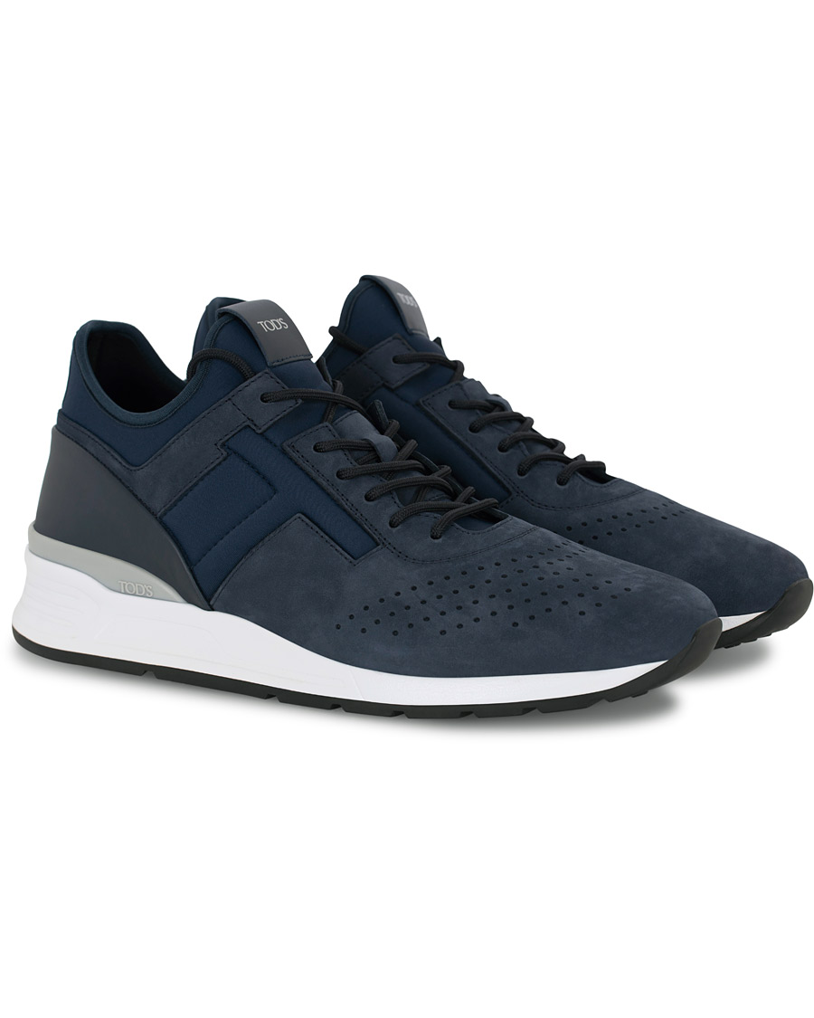 Herren | Tod's Allaciato Sportivo Sneaker Dark Blue Nubuck | Tod's | Allaciato Sportivo Sneaker Dark Blue Nubuck
