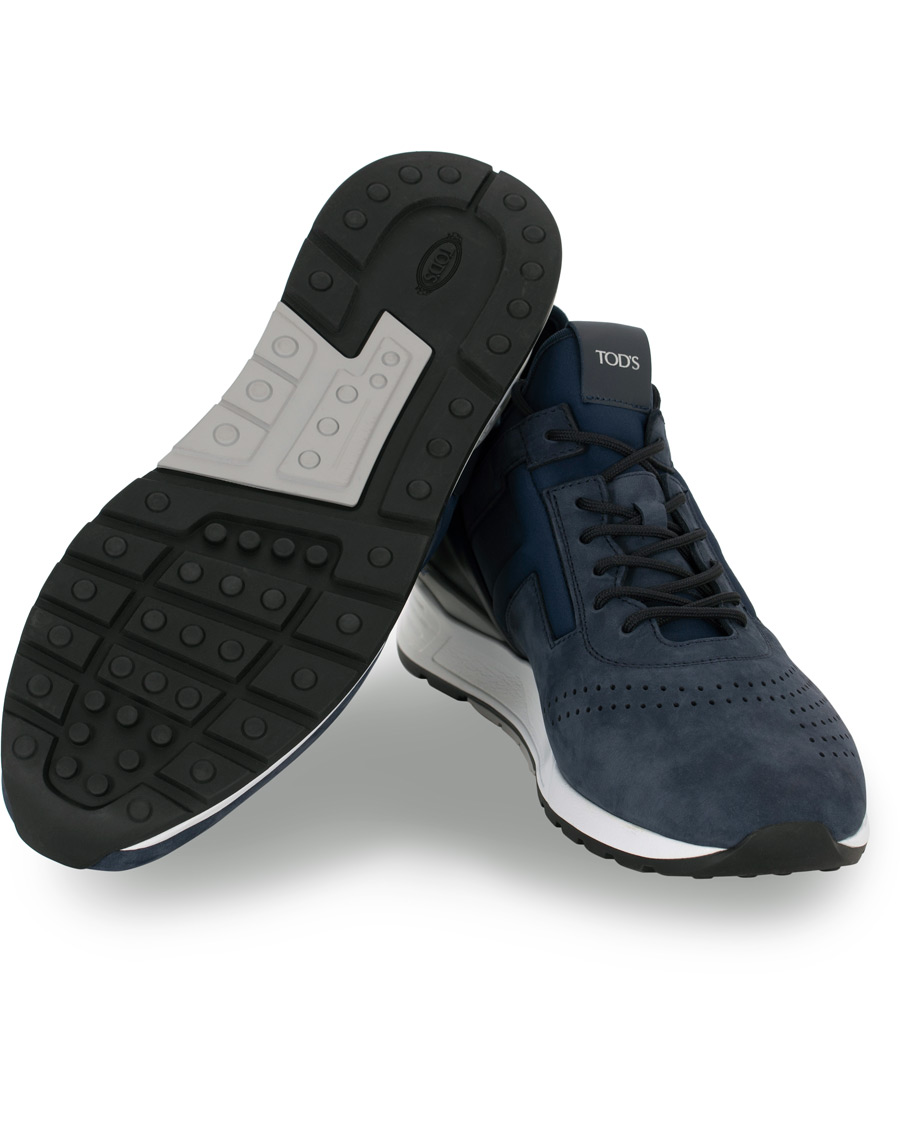 Herren | Tod's Allaciato Sportivo Sneaker Dark Blue Nubuck | Tod's | Allaciato Sportivo Sneaker Dark Blue Nubuck