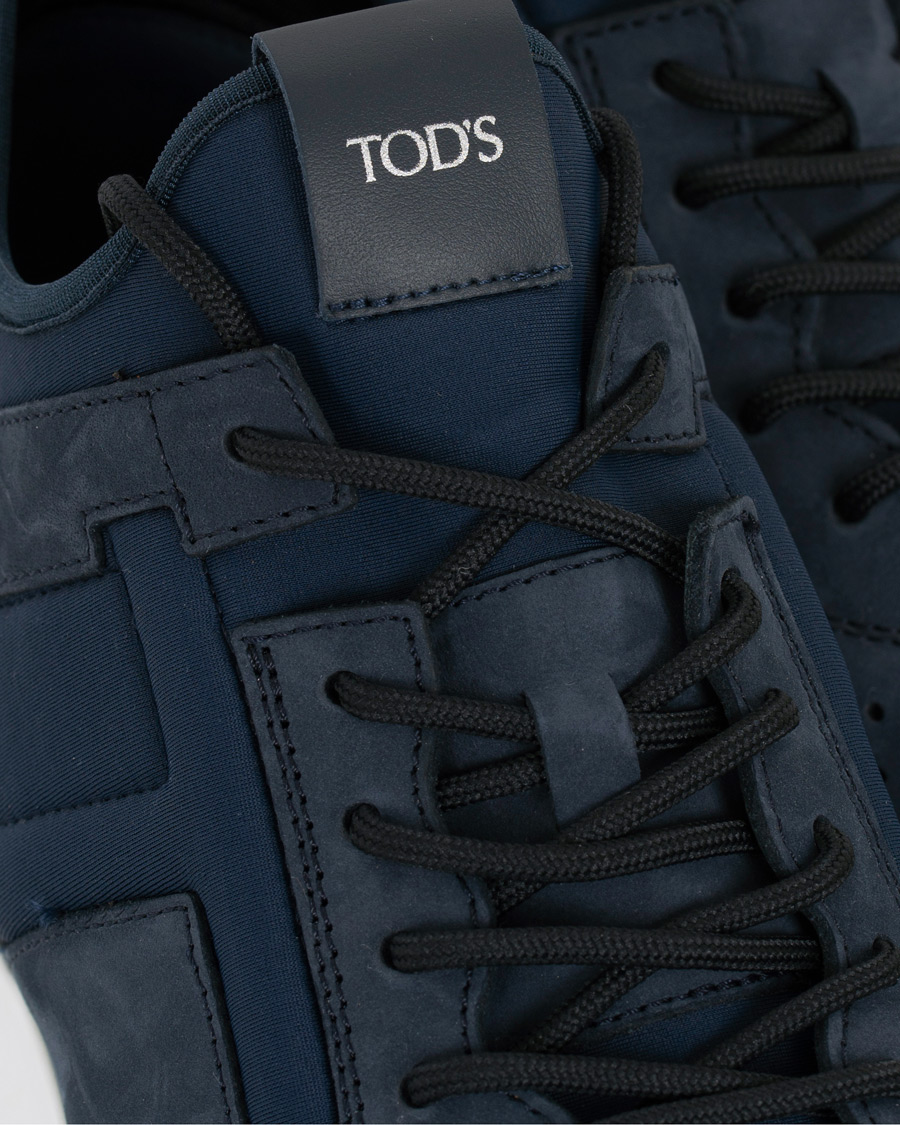 Herren | Tod's Allaciato Sportivo Sneaker Dark Blue Nubuck | Tod's | Allaciato Sportivo Sneaker Dark Blue Nubuck