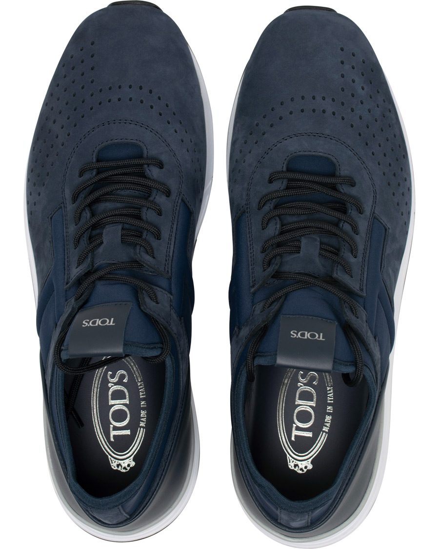 Herren | Tod's Allaciato Sportivo Sneaker Dark Blue Nubuck | Tod's | Allaciato Sportivo Sneaker Dark Blue Nubuck