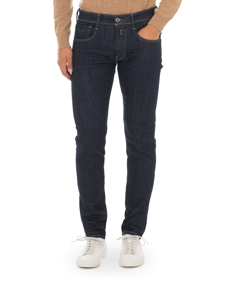 Herren |  | Replay | Anbass Powerstretch 0 Years Wash Jeans Dark Blue