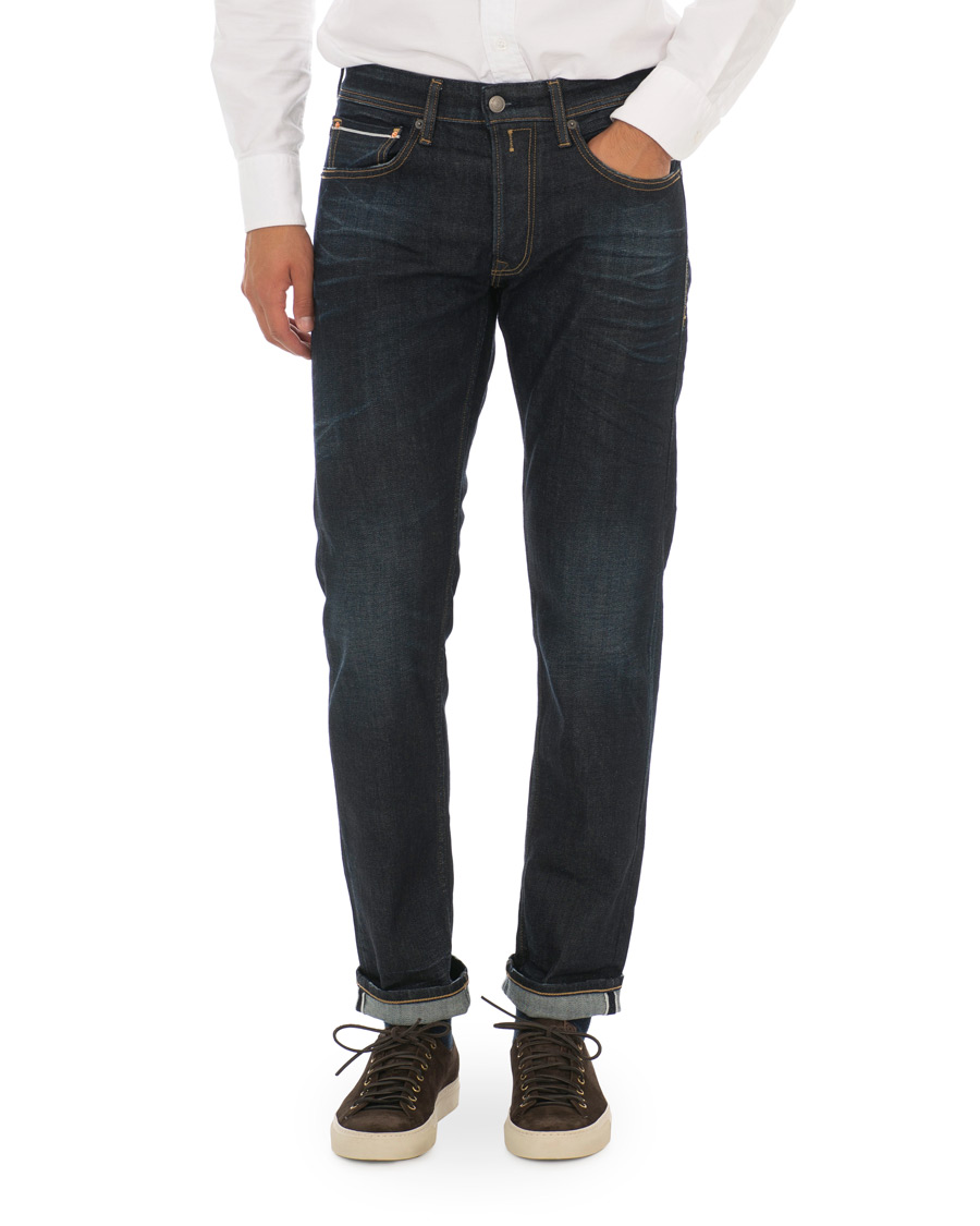 Herren | Jeans | Replay | Groover Stretch Selvedge Jeans Dark Blue