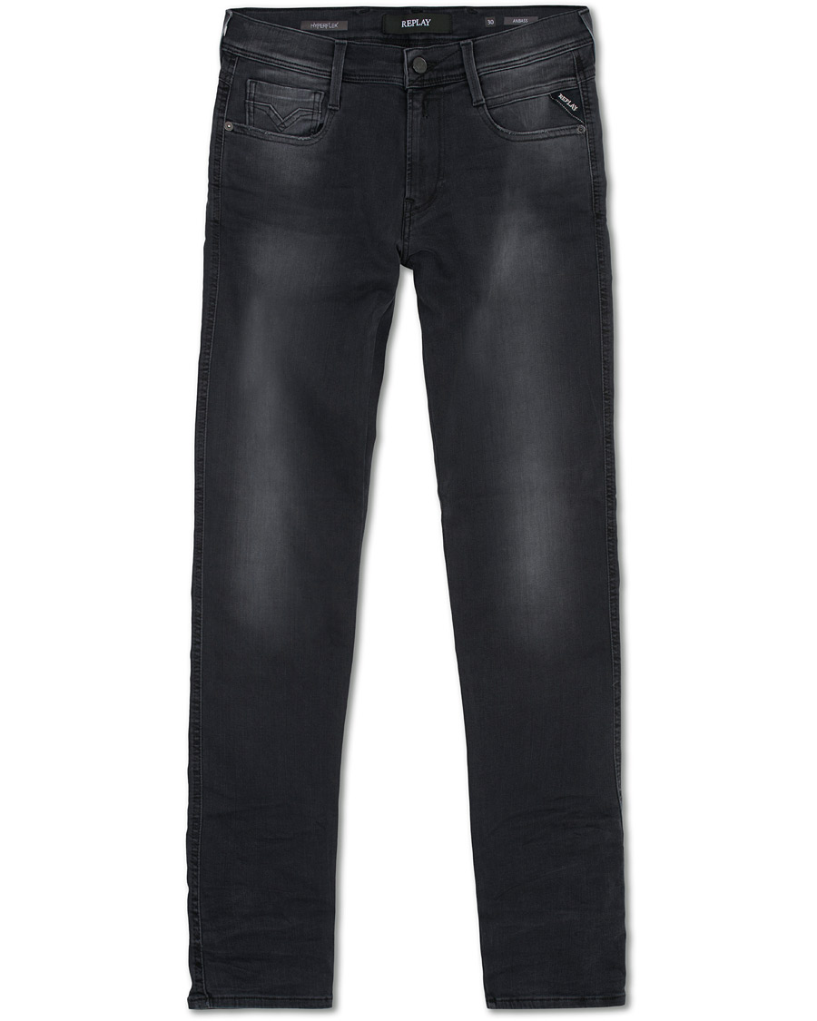 Herren | Jeans | Replay | Anbass Hyperflex Jeans Black