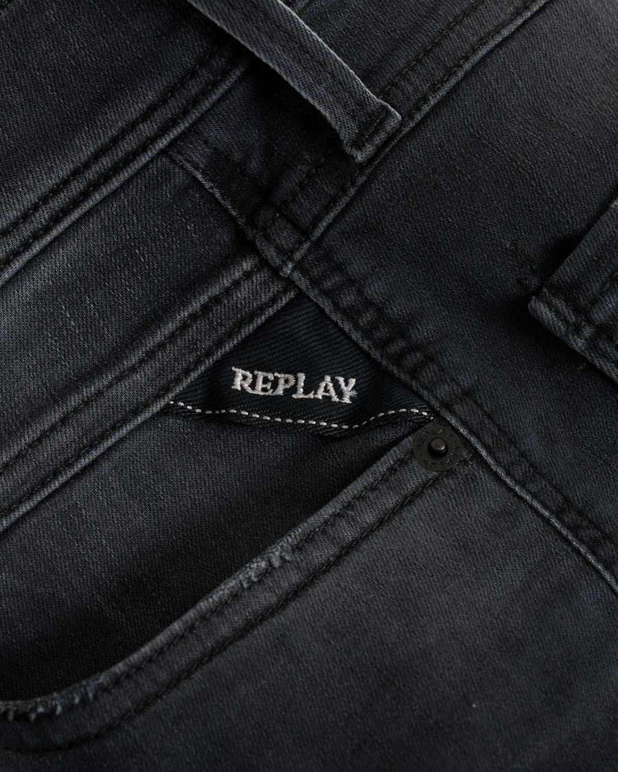Herren | Jeans | Replay | Anbass Hyperflex Jeans Black