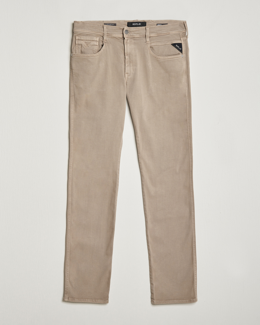 Herren | Hosen | Replay | Anbass Hyperflex X.Lite 5-Pocket Pants Sand