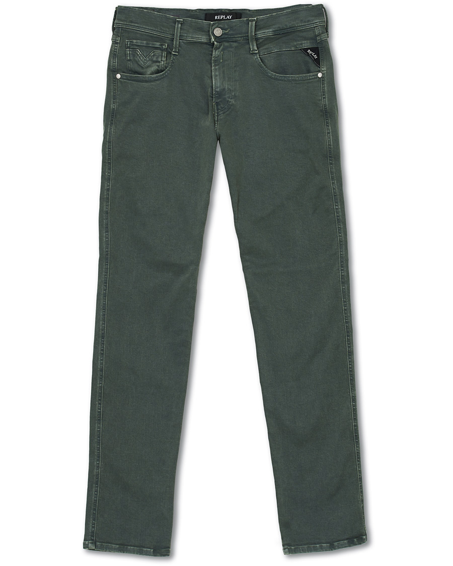 Herren | Hosen | Replay | Anbass Hyperflex 5-Pocket Trousers Green