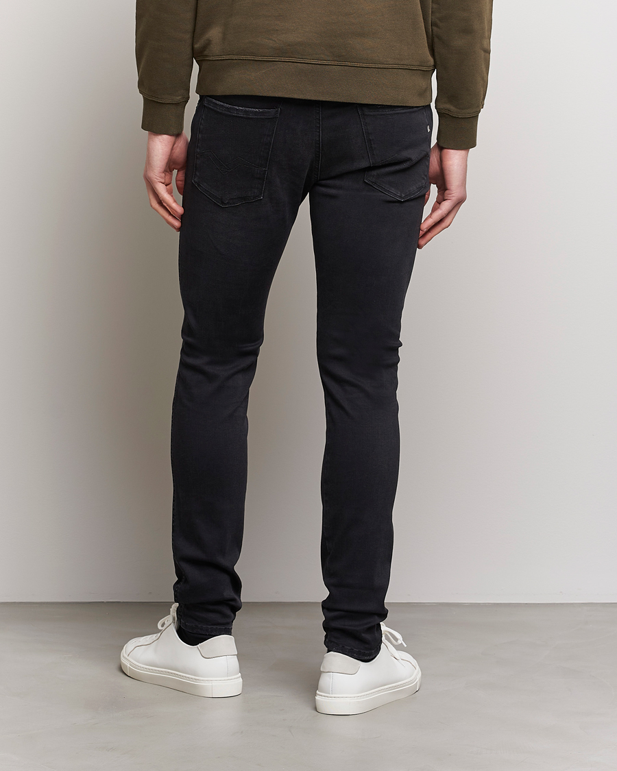 Herren | Jeans | Replay | Anbass Hyperflex Re-Used Jeans Washed Black